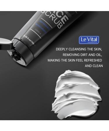 Men's Skin Care Set | 3-Piece Daily Essentials | Face Cleanser Exfoliating Scrub & Moisturizer | Great Gift for Men - Buy Online on GoSupps.com