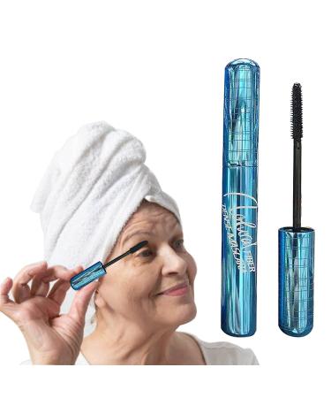 PICKX Mascara for Older Women New Upgrade Mascara for Seniors with Thinning Lashes Waterproof Mascara Hypoallergenic Mascara for Sensitive Eyes for Mature Women (1PC)