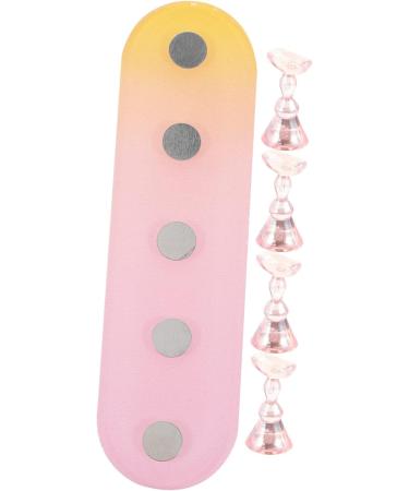 minkissy 5 Sets Nail Practice Holder Stick on Tiles Convenient Nail Holders Nail Stand Nail Painting Stand Training Acrylic Trays for Display Nail Art and Silver Plastic Fixture - Buy Online on GoSupps.com