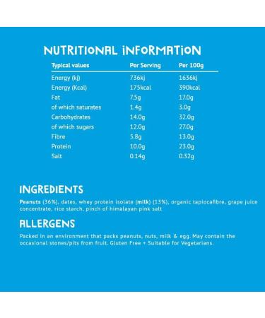 The Protein Ball Co Peanut Butter 45g - Nutritious Snack for Energy Boost - Buy Online on GoSupps.com