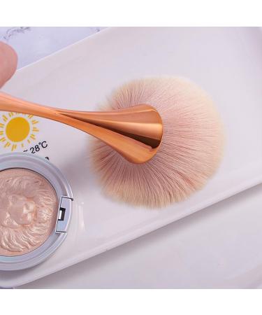 Dajidafu Makeup Brush Powder Blending Face Brushes Long Handle Artificial Fiber Plating Reusable Make Up Tool Replacement Colorful - Buy Online on GoSupps.com