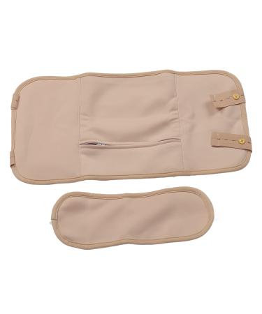 Focket castor oil pack 2 in 1 hip pocket neck pocket washable reusable bio castor oil pack with adjustable rubber band cotton oil pack for yoga healthy sh