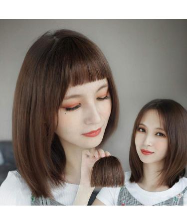 BGHJUE Women's Real Hair Eyebrows Bangs Wigs - Natural Short Bangs for a Flawless Look - Buy Online on GoSupps.com
