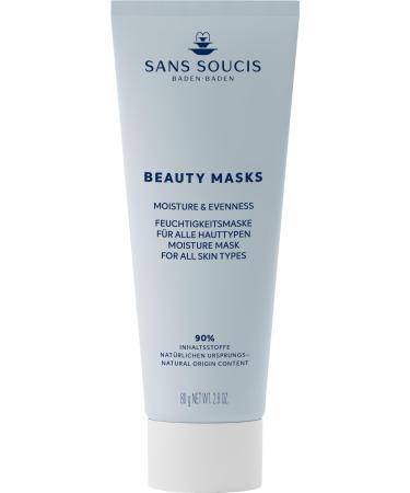 SANS SOUCIS BADEN-BADEN Sans Soucis Beauty Masks Moisture & Evenness Hydrating Mask 75ml - Vegan - Facial Care Mask with Hyaluronic Acid Niacinamide and Thermal Water - Face Mask for All Skin Types