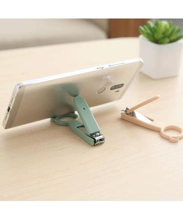 SVAASA Nail Clippers Nail Clipper Creative Multifunctional Cute Phone Holder Lasting Durable Sharp Nail Scissors Unisex (Random Color) (Color : 3pc) - Buy Online on GoSupps.com