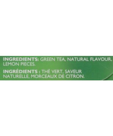 Twinings Green Tea and Lemon Individually Wrapped Tea Bags | Fresh & Uplifting | 20 Count (Pack of 6) Green Tea and Lemon 20 Count (Pack of 6) - Buy Online on GoSupps.com