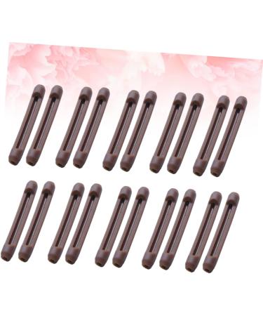 Healeved 60 Pairs Silicone Glasses Holders | Temple Covers & Frame Protectors - Brown Pipe 5.6x0.79cm - Buy Online on GoSupps.com