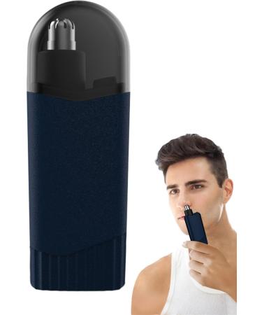 Rechargeable Waterproof Nose Hair Trimmer - Portable Multifunctional Ear & Nose Clippers - Cordless Precision Hair Remover in Navy Blue - Buy Online on GoSupps.com