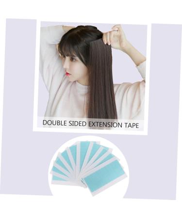 Didiseaon Double Sided Extension Tape 10 Sheets double sided pu curly human hair wig film Label Headband Reissue block extension belt Tape for Hair Extension double sided tape extend glue - Buy Online on GoSupps.com