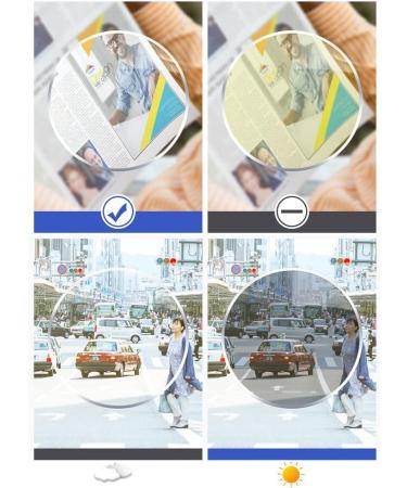 Buy Eyephd Intelligent Photochrome Multifocal Sunglasses - UV400 HD Lenses for Men | Outdoor Reading Liners +1.0 to +3.0 - Buy Online on GoSupps.com