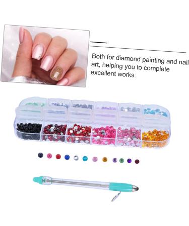 MAGICLULU 2 Sets Manual Drilling Pen Nail Art Pen Materiales Para U as Kit De Manicura Rhinestone Pointing Pen Nail Kits Rhinestone Painting Tool Pc Nail Supplies Diamond Manicure - Buy Online on GoSupps.com