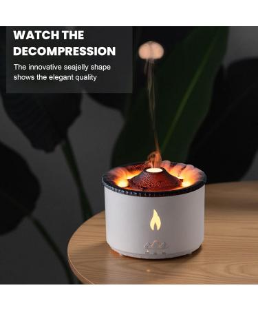Flame Essential Oil Diffusers 2 Mist Mode Essential Oil Aromatherapy Diffuser Humidifier Quiet Oil Diffuser for Bedroom Office Yoga Gym Gift - Buy Online on GoSupps.com