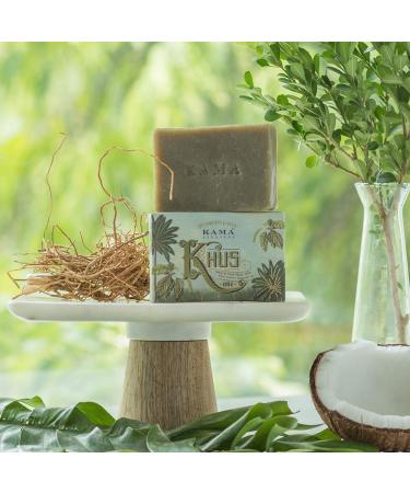 Buy Kama Ayurveda Organic Khus Soap - 100% Organic Cold Pressed 125g - International Shipping Available - Buy Online on GoSupps.com