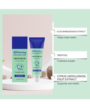 Whitening Toothpaste 100g Gum Cleaner Household Toothpaste for Office Travel Outdoor Hotel Home Bathroom Shower - Buy Online on GoSupps.com