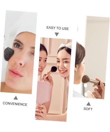 DOITOOL Black Makeup Foundation Brush Blush Makeup Brush Face Makeup Foundation Powder Cream Brush Cosmetic Supplies Mineral Makeup Foundation Bronzer Makeup Shower Stool Liquid Travel 8.3x3.3cm Black - Buy Online on GoSupps.com