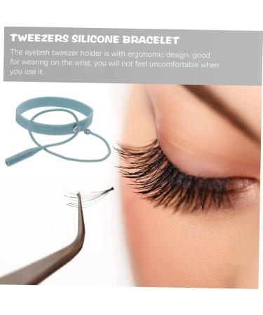 Ipetboom Tweezers Silicone Bracelet Silicone Tweezer Holder Lash Tweezer Holder Tweezer Wrist Holder Lash Tweezers Silicone Tweezer Protector Lash Tweezer Bracelet Silica Gel Extend Eyelash - Buy Online on GoSupps.com