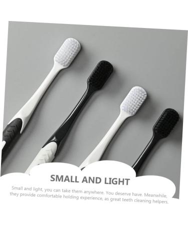 Adult Toothbrushes Set - 4 Pairs Soft Manual Travel Toothbrushes for Kids & Adults | Compact & Handheld Oral Care Accessories - Buy Online on GoSupps.com