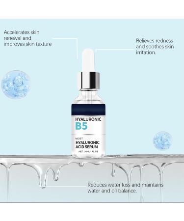 Vitamin B5 Hyaluronic Acid Serum - Face Serum - Dark Spot Correcting Glow Serum for Bright - Dark Spot Correcting Glow Serum Skincare Face Serum for Women - Anti Wrinkle Nourishing - Buy Online on GoSupps.com