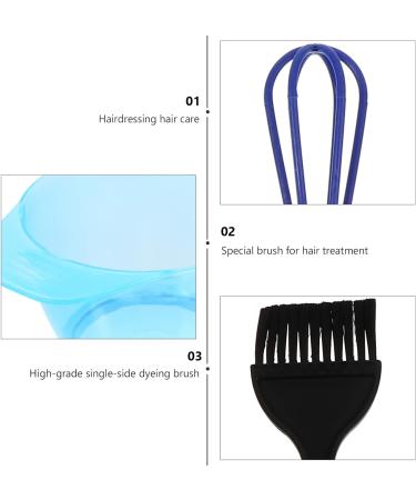 3 Sets Hair Dyeing and Hair Treatment Oil Mixing Tint Bowl Hair Dyeing Kit Hair Dye Combs Hair Tinting Brush Hair Dye Tool Hair Styling Tools Dyeing Bowl Hair Dye Bowl Hair Care - Buy Online on GoSupps.com