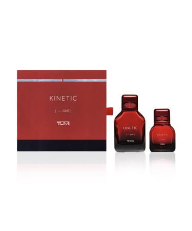 TUMI KINETIC --:-- GMT - Masculine & Spicy Cologne for Men with Smoky & Woody Notes - 6.7 oz & 1.0 oz Eau de Parfum