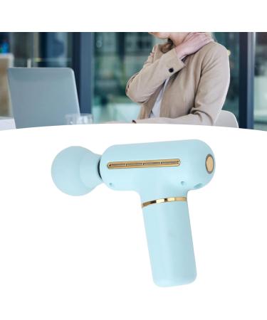 Portable Fascia Gun - Powerful Deep Tissue Massage for Everyone | Low-Noise Muscle Massager in Blue - Buy Online on GoSupps.com