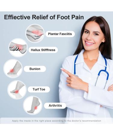 Carbon Fiber Midsole Plate Insole - 1 Pair | Rigid Support for Soccer, Basketball, Running Shoes | Ideal for Arthritis & Post Op Recovery - Buy Online on GoSupps.com