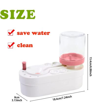 Paint Brush Cleaner & Rinser | 2023 Water Recycling Rinse Cup for Acrylic & Watercolor Paints - Eco-Friendly Pink - Buy Online on GoSupps.com