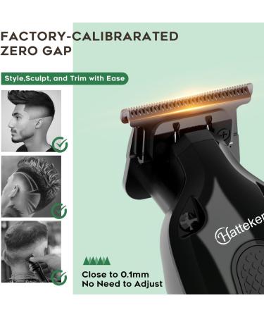 Buy Hatteker Professional Hair Clippers for Men | Cordless Clippers & Trimmers Set | Rechargeable Beard Trimmer - International Shipping Available - Buy Online on GoSupps.com