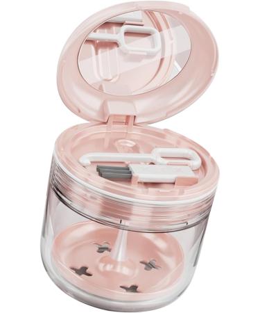 Buy Sureh Retainer Etui - Portable Prosthesis Bath Box with Brush & Mirror for Dentures Braces & Bridges - Red - Buy Online on GoSupps.com