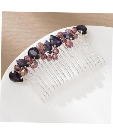 Housoutil Hair piece headband rhinestones bride accessories crown pearl diamond hair accessories vintage wedding Splitter hair curler Hair up comb wild dress wedding hair - Buy Online on GoSupps.com