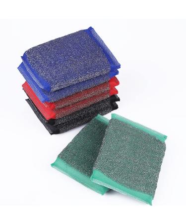 24 Pack Washing Sponge Wipe Durable Kitchen Washing Towel Washing Pot Wouring Brush No Sticky Pot Without Hurting The Pot