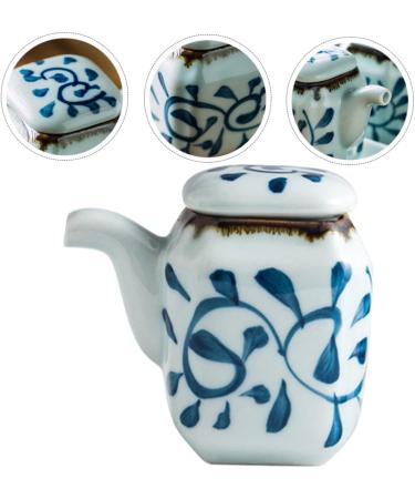 Zerodeko Ceramic Soy Sauce Pot Oil Bottle Home Supply Sauce Bottle Coffee Syrup Dispenser Soy Sauce Container Soy Sauce Dispenser Bottle Dressing Container Oil Can Ceramics Japanese-style - Buy Online on GoSupps.com