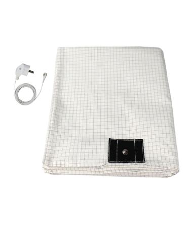 Grounding Mat Grounding Bed Sheet Grounding Sheet for Better Sleep Conductive Earthing Mat with EU Grounding Cable (193 x 203cm) - Buy Online on GoSupps.com