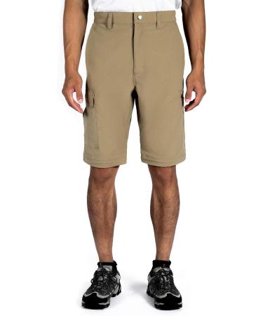 Wespornow Men's Convertible Hiking Pants - Quick Dry Lightweight Cargo Pants for Outdoor Fishing Safari - Khaki X-Large - Buy Online on GoSupps.com