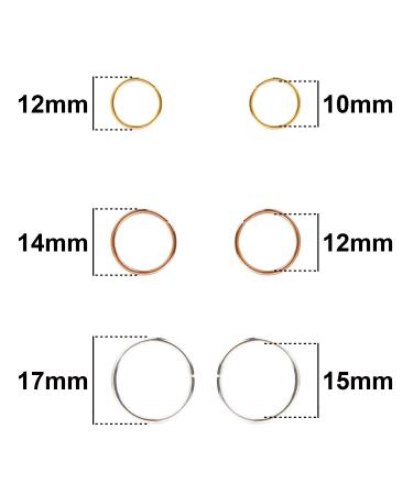 270-Piece Hair Rings Set - 3 Colors & Sizes Perfect for Braid Styles Hair Tips Bows & Clips - International Shipping Available - Buy Online on GoSupps.com