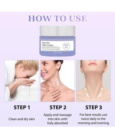 Neck Firming Cream | Anti-Wrinkle Moisturizer for Smooth Tight Skin | Reduce Fine Lines & Wrinkles (1.7 oz - Buy Online on GoSupps.com