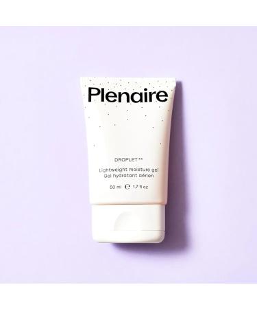 Droplet by Plenaire - 50ml Lightweight Moisture Gel - Ethical Radiance-Boosting Hydration - Vegan Cruelty-Free UK Made - Refreshing Sebum-Controlling Pore-Friendly Daily Moisturizer (50ml) - Buy Online on GoSupps.com