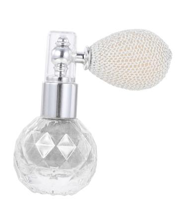 FRCOLOR 1pc Body Air Bag Powder Travel Spray Bottle Spray Powder Makeup Powder Glitter Sprayer Bride Duster Silver medium