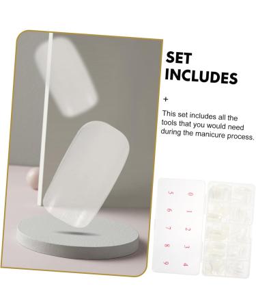 IWOWHERO 1 Set Nail Set Nail Buffer Block Nail Grinding Bar Manicure Supplies Nail Trimming Supplies French Style Nail Tips Manicure Clippers Nails Stainless Steel Plastic Nail Supplies 13X7cm Assorted Color 3 - Buy Online on GoSupps.com