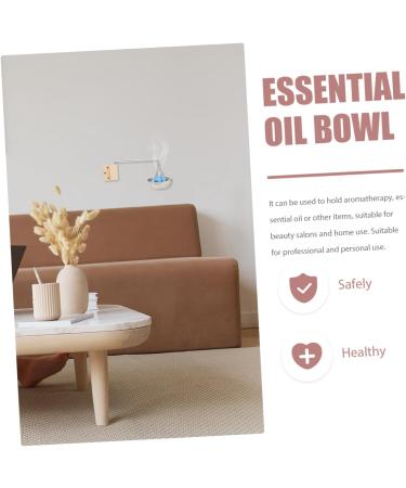 Mobestech Aromatherapy Bowl Set with Essential Oils Diffuser Holder | Wood Aroma Stand & Storage Container for Spa Fragrance - Buy Online on GoSupps.com