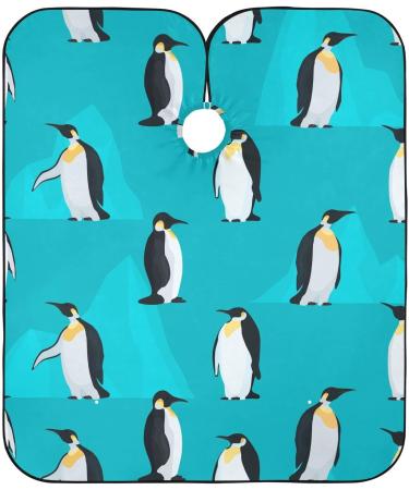 Waterproof Barber Cape - Cute Penguin & Cheetah Haircut Bib for Men & Women | Unisex Hair Cutting Cape - Buy Online on GoSupps.com