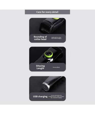 Electric Shaver Electric Shaver Rechargeable Electric Shaver Ipx6 Waterproof Mustache with 2 Combs Portable Rechargeable Beard Shaver for Mustache Sideburns Facial Hair - Buy Online on GoSupps.com