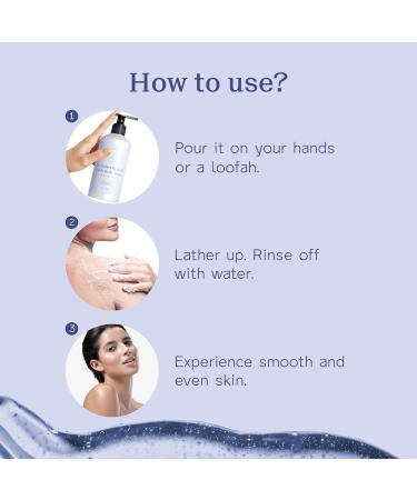 ARA_TA Salicylic Acid Body Wash 1% | Exfoliating Shower Gel for Body Acne & Bumpy Skin | 300ml - All Skin Types - Buy Online on GoSupps.com