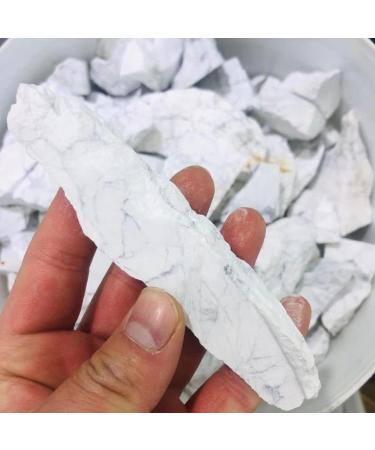 Natural Crystals and Stones 1pc 50g-200g Natural Raw Quartz Stone White Turquoise Rough Crystals Minerals for Decoration QINTINYIN Natural Luster (Color : 1pc 112g-135g) - Buy Online on GoSupps.com