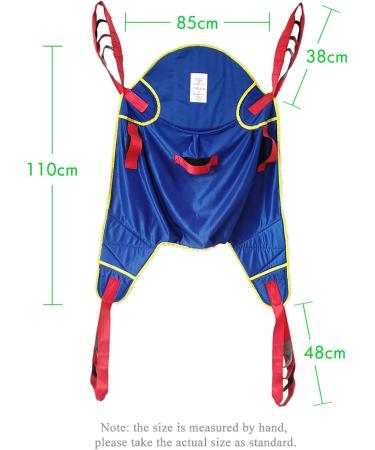 Patient Lift Stair Slide Sling Patient Lift Transferring Pads 90/150 Kg Max Load 4 Sling Points and Height Adjustable Durable Pearl Cotton and Nylon Fabric for Disabled Seniors Medium - Buy Online on GoSupps.com