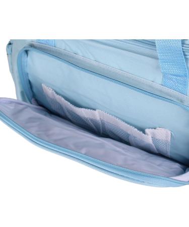 FakeFace Oxford Fabric Cartoon Baby Diaper Bag 4 Pack Stylish & Practical Mother Nappy Bag with Bottle Holder Blue - Buy Online on GoSupps.com