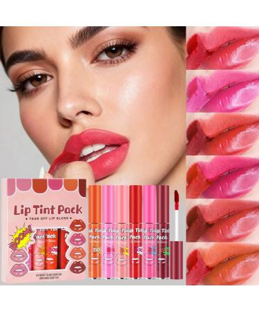 ALIIP Peel Off lip gloss set with 6 colors matte longlasting waterresistant highly pigmented lip gloss Stay On All Day 6 pieces - Buy Online on GoSupps.com