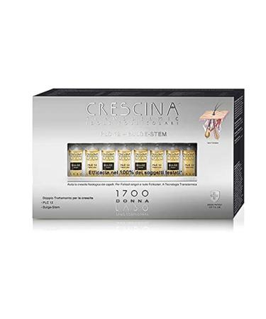 CRESCINA Transdermic Follicle Islands PLATE-LIKE COMPLEX 12 PLC12 BULGE STEM Hair 1700 Women 20 Ampoules