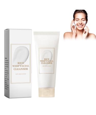 Crsetmyth Rice cleansing foam 120 g cleansing foam daily care foam cleanser rice cleanser rice facial cleansing deep cleansing pore cleanser mild cleansing for problem skin