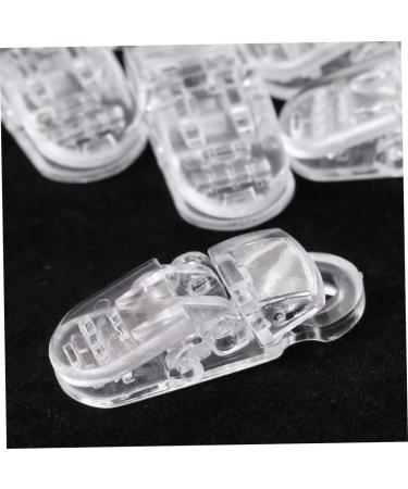 Aeromdale Resin Pacifier Holder Clips - 10 Pack T-Shaped Dummy Badge Clips for Babies | 39 x 16 mm Handcrafted Quality | Perfect Pacifier Clip Solution - Buy Online on GoSupps.com